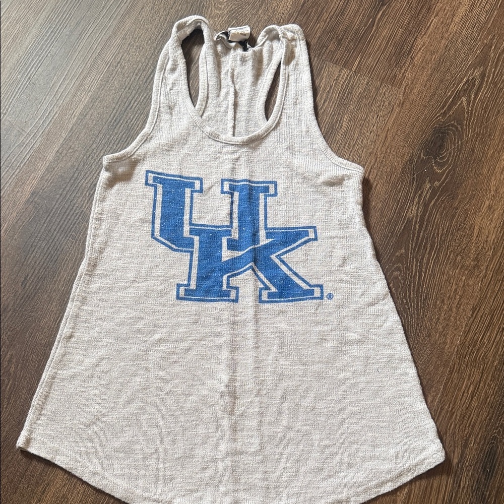 Kentucky Wildcats Blue Logo Racerback Tank Top